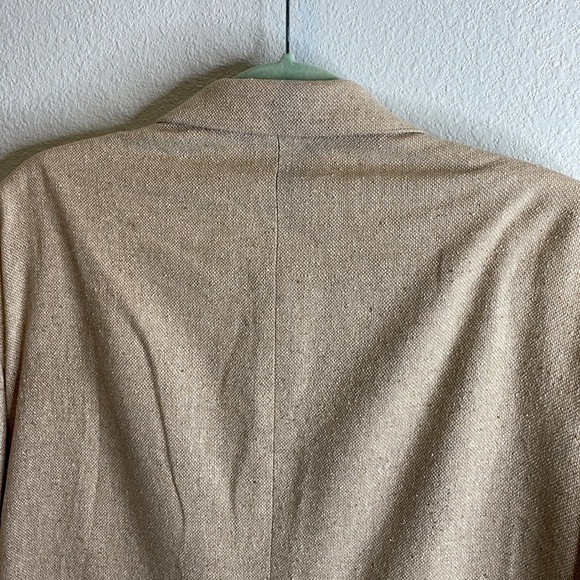 Silk tailored 2 button blazer USA - Picture 5 of 7